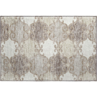 Piper Looms Mayfield Scrolls AMF883 Taupe Machine Washable Area Rug Scatter Main Image