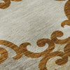 Piper Looms Mayfield Scrolls AMF883 Terracotta Machine Washable Area Rug Swatch Image