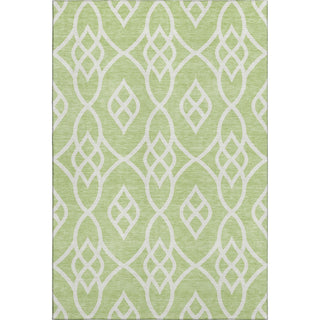 Piper Looms Mayfield Scrolls AMF884 Aloe Machine Washable Area Rug main image