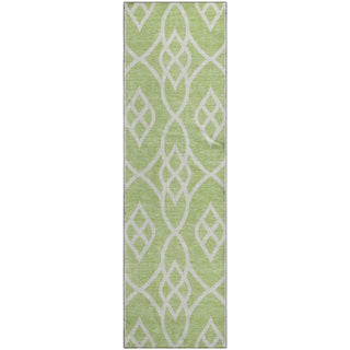Piper Looms Mayfield Scrolls AMF884 Aloe Machine Washable Area Rug Runner Main Image