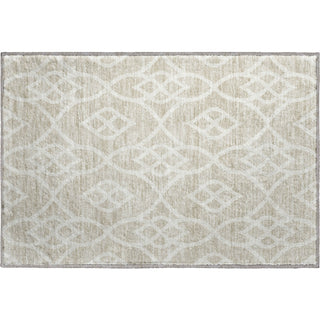 Piper Looms Mayfield Scrolls AMF884 Beige Machine Washable Area Rug Scatter Main Image