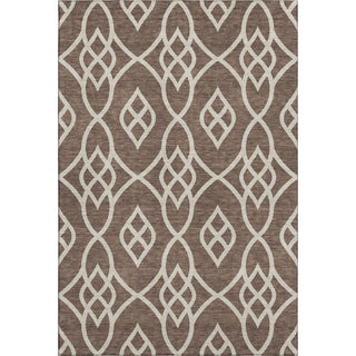 Piper Looms Mayfield Scrolls AMF884 Chocolate Machine Washable Area Rug main image