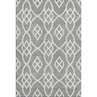 Piper Looms Mayfield Scrolls AMF884 Gray Machine Washable Area Rug main image