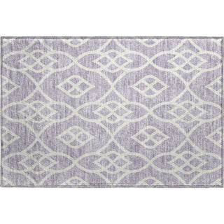 Piper Looms Mayfield Scrolls AMF884 Lavender Machine Washable Area Rug Scatter Main Image