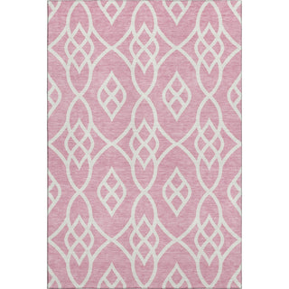 Piper Looms Mayfield Scrolls AMF884 Pink Machine Washable Area Rug main image