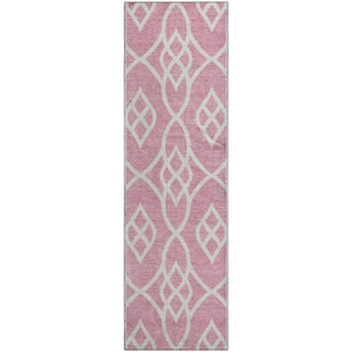 Piper Looms Mayfield Scrolls AMF884 Pink Machine Washable Area Rug Runner Main Image