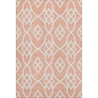Piper Looms Mayfield Scrolls AMF884 Salmon Machine Washable Area Rug main image