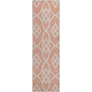 Piper Looms Mayfield Scrolls AMF884 Salmon Machine Washable Area Rug Runner Main Image