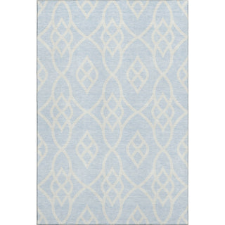 Piper Looms Mayfield Scrolls AMF884 Sky Machine Washable Area Rug main image