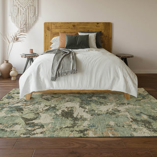 Piper Looms Mayfield Floral AMF885 Beige Machine Washable Area Rug Lifestyle Image Feature