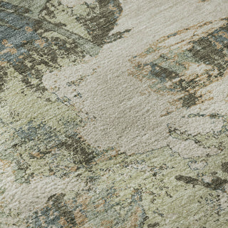 Piper Looms Mayfield Floral AMF885 Beige Machine Washable Area Rug Swatch Image