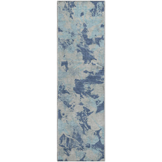 Piper Looms Mayfield Floral AMF885 Navy Machine Washable Area Rug Runner Main Image