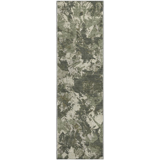 Piper Looms Mayfield Floral AMF885 Olive Machine Washable Area Rug Runner Main Image