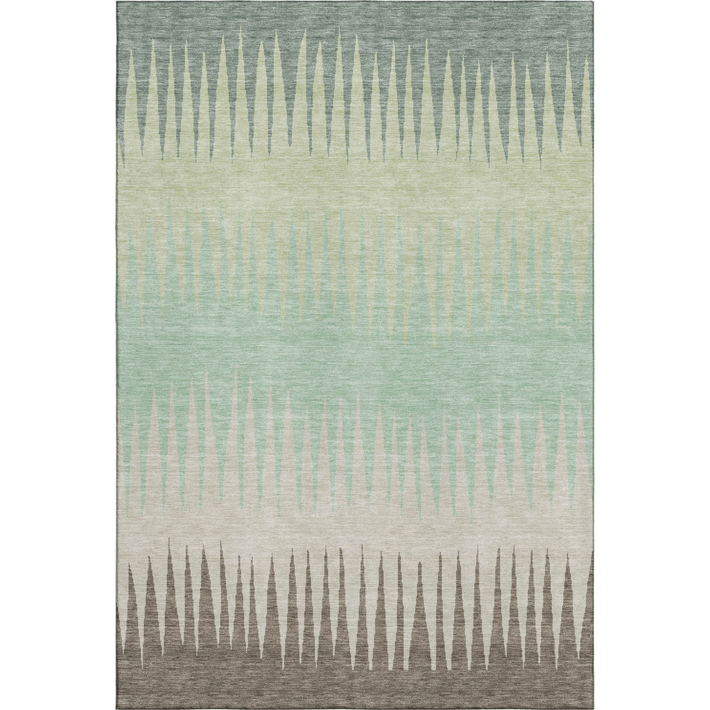 Piper Looms Mayfield Stripes AMF886 Aloe Machine Washable Area Rug main image