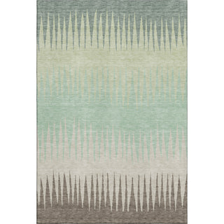 Piper Looms Mayfield Stripes AMF886 Aloe Machine Washable Area Rug main image