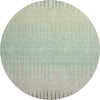 Piper Looms Mayfield Stripes AMF886 Aloe Machine Washable Area Rug Round Main Image