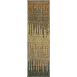 Piper Looms Mayfield Stripes AMF886 Brown Machine Washable Area Rug Runner Main Image