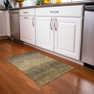 Piper Looms Mayfield Stripes AMF886 Brown Machine Washable Area Rug Scatter Lifestyle Image Feature