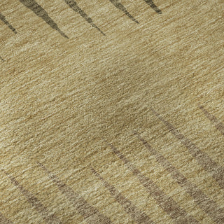 Piper Looms Mayfield Stripes AMF886 Brown Machine Washable Area Rug Swatch Image