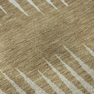 Piper Looms Mayfield Stripes AMF886 Charcoal Machine Washable Area Rug Swatch Image
