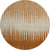 Piper Looms Mayfield Stripes AMF886 Copper Machine Washable Area Rug Round Main Image