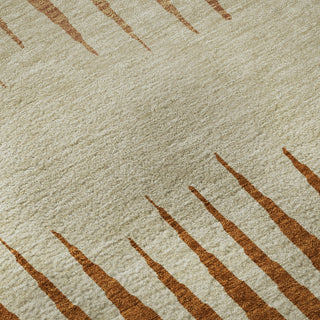 Piper Looms Mayfield Stripes AMF886 Copper Machine Washable Area Rug Swatch Image
