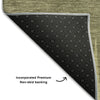 Piper Looms Mayfield Stripes AMF886 Green Machine Washable Area Rug Backing Image