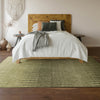 Piper Looms Mayfield Stripes AMF886 Green Machine Washable Area Rug Lifestyle Image Feature