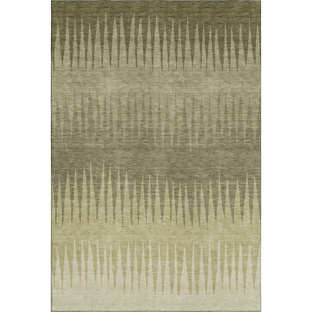Piper Looms Mayfield Stripes AMF886 Green Machine Washable Area Rug main image