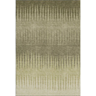 Piper Looms Mayfield Stripes AMF886 Green Machine Washable Area Rug main image