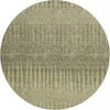 Piper Looms Mayfield Stripes AMF886 Green Machine Washable Area Rug Round Main Image