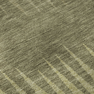 Piper Looms Mayfield Stripes AMF886 Green Machine Washable Area Rug Swatch Image