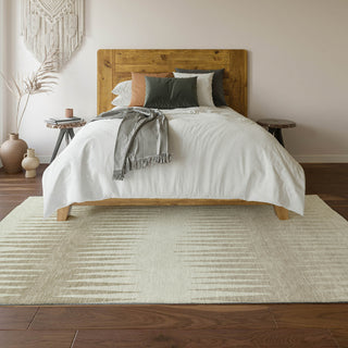 Piper Looms Mayfield Stripes AMF886 Ivory Machine Washable Area Rug Lifestyle Image Feature