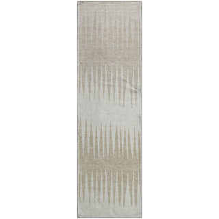 Piper Looms Mayfield Stripes AMF886 Ivory Machine Washable Area Rug Runner Main Image