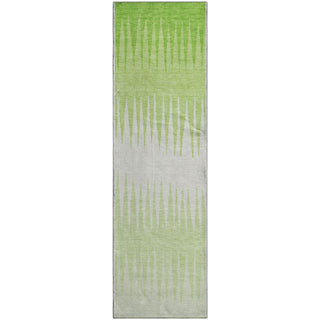 Piper Looms Mayfield Stripes AMF886 Lime Machine Washable Area Rug Runner Main Image