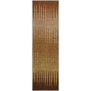 Piper Looms Mayfield Stripes AMF886 Paprika Machine Washable Area Rug Runner Main Image