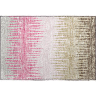 Piper Looms Mayfield Stripes AMF886 Pink Machine Washable Area Rug Scatter Main Image