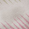 Piper Looms Mayfield Stripes AMF886 Pink Machine Washable Area Rug Swatch Image