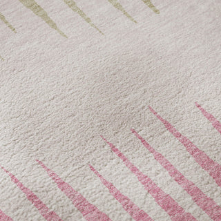 Piper Looms Mayfield Stripes AMF886 Pink Machine Washable Area Rug Swatch Image