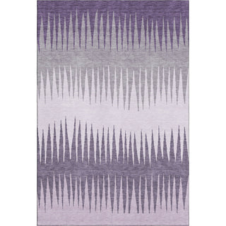 Piper Looms Mayfield Stripes AMF886 Purple Machine Washable Area Rug main image