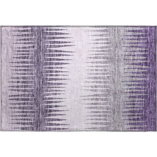 Piper Looms Mayfield Stripes AMF886 Purple Machine Washable Area Rug Scatter Main Image