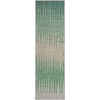 Piper Looms Mayfield Stripes AMF886 Sage Machine Washable Area Rug Runner Main Image