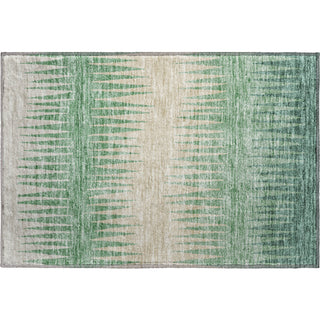 Piper Looms Mayfield Stripes AMF886 Sage Machine Washable Area Rug Scatter Main Image