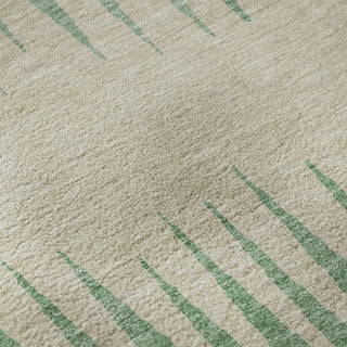 Piper Looms Mayfield Stripes AMF886 Sage Machine Washable Area Rug Swatch Image