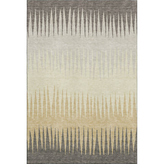 Piper Looms Mayfield Stripes AMF886 Taupe Machine Washable Area Rug main image