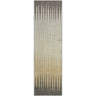 Piper Looms Mayfield Stripes AMF886 Taupe Machine Washable Area Rug Runner Main Image