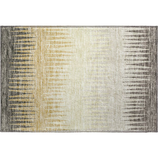 Piper Looms Mayfield Stripes AMF886 Taupe Machine Washable Area Rug Scatter Main Image