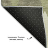 Piper Looms Mayfield Diamonds AMF887 Aloe Machine Washable Area Rug Backing Image