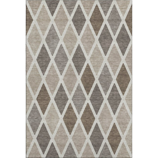 Piper Looms Mayfield Diamonds AMF887 Beige Machine Washable Area Rug main image