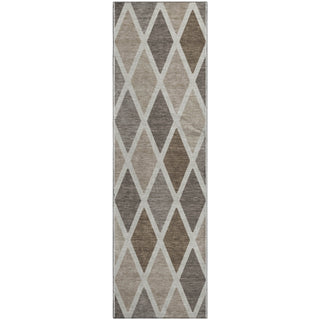 Piper Looms Mayfield Diamonds AMF887 Beige Machine Washable Area Rug Runner Main Image